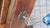 Wood Italian Console Table with Lyre Legs For Sale - Image 7 of 8