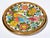 Arcore Ceramica Vintage Handmade Spanish Coaster 3.75 Inch 24k Gold Exotic Bird Floral Design Majolica For Sale - Image 4 of 12