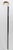 Wood Antique English Horn & Sterling Walking Stick For Sale - Image 7 of 7