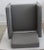 Metal 1980s-90s Brueton Gray Leather Arm Chairs - Set of 6 For Sale - Image 7 of 13