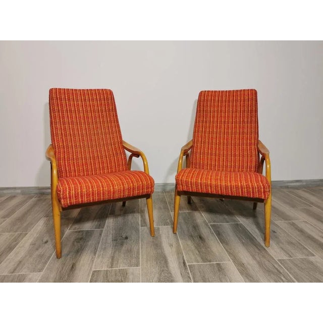 Set of Lounge Chairs by Antonin Suman for Ton For Sale - Image 12 of 18