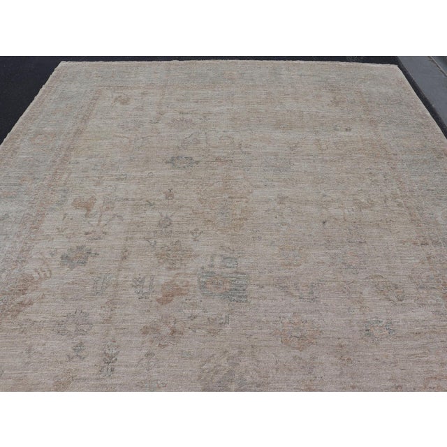Large Angora Oushak Rug by Keivan Woven Arts 11'3" X14'5" For Sale - Image 4 of 14
