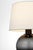 Masie Small Table Lamp in Smoked Glass with Linen Shade Designer: Chapman & Myers Height: 14.5" Shade Detail: 9" x 10.75"...