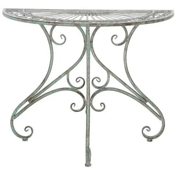 Outdoor Annalise Accent Table - Antique Green For Sale - Image 11 of 11