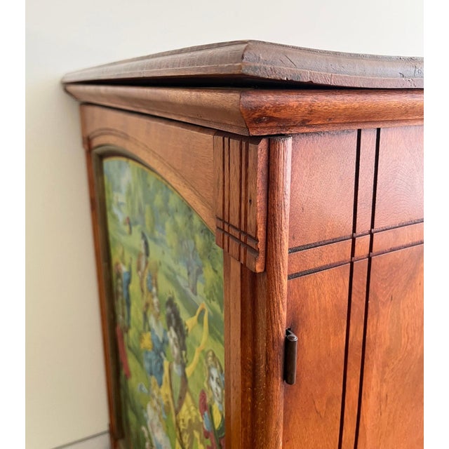 1910s Circa 1910 Diamond Dyes the Governess Advertising Cabinet For Sale - Image 5 of 9