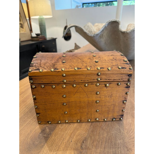 Wooden Hand Crafted Box, Antique Decorative, Vintage Table