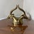 Pair of solid brass gazelle antelope head bookends. Good look and size