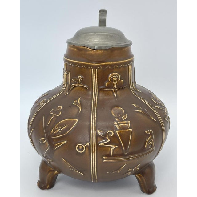 1930s Vintage Stoneware Jug, Westerwald For Sale - Image 5 of 12