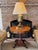 Rho Mobili D’Epoca Italian Burlwood & Marquetry Game Table With Custom Glass Top For Sale - Image 15 of 17