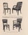 Art Nouveau Dining Chairs from Prof. Josef Hoffmann / Robert Fix, Vienna, Austria, 1900s, Set of 3 For Sale - Image 4 of 18