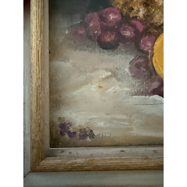 French Vintage French Still Life of Fruit For Sale - Image 3 of 6