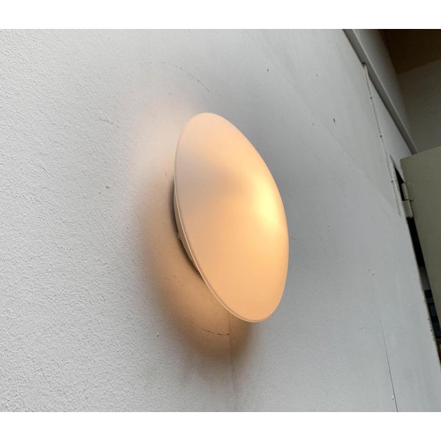 Metal Vintage German Space Age Diskus Wall Lamp from Peill & Putzler, 1970s For Sale - Image 7 of 18