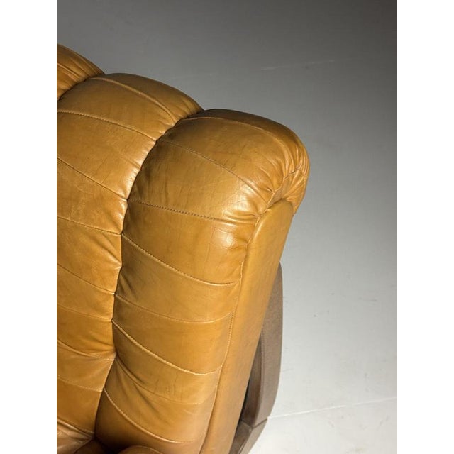 Vintage Italian Armchairs in Leather, 1970, Set of 2 For Sale - Image 15 of 18