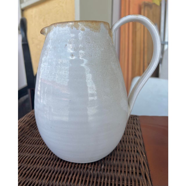 Vintage Holly Hill Pottery Pitcher For Sale - Image 4 of 5