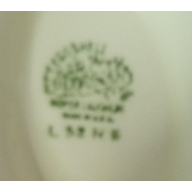 Ceramic Mid 20th Century Homer Laughlin Gravy Boat & Underplate, , Eggshell Georgian, "Countess" Pattern For Sale - Image 7 of 8