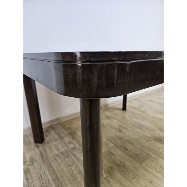 Wood Art Deco Style Table, 1950s For Sale - Image 7 of 18