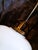 Art Deco Opaline Glass and Brass Pendant Light, 1920s For Sale - Image 6 of 10