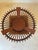 Fabulous handcrafted wood vessel, dating to the 1980’s. A centerpiece, plinth and three carved arms provide the base for...