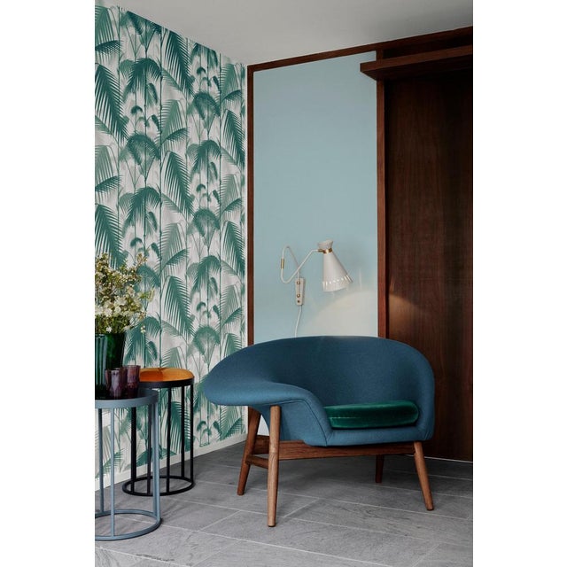 Fried Egg Left Lounge Chair in Light Green by Warm Nordic For Sale - Image 9 of 14