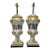 Pair of Italian Maiolica Apothecary Jars Converted to Lamps For Sale