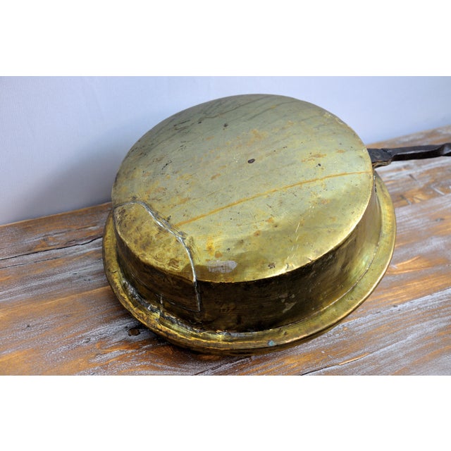 Antique French Copper Bed Warmer Long Wood Handle Warming Pan Chairish