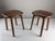 Wooden Stools by Pierre Gautier Delaye, France, 1960s, Set of 2 For Sale - Image 17 of 18