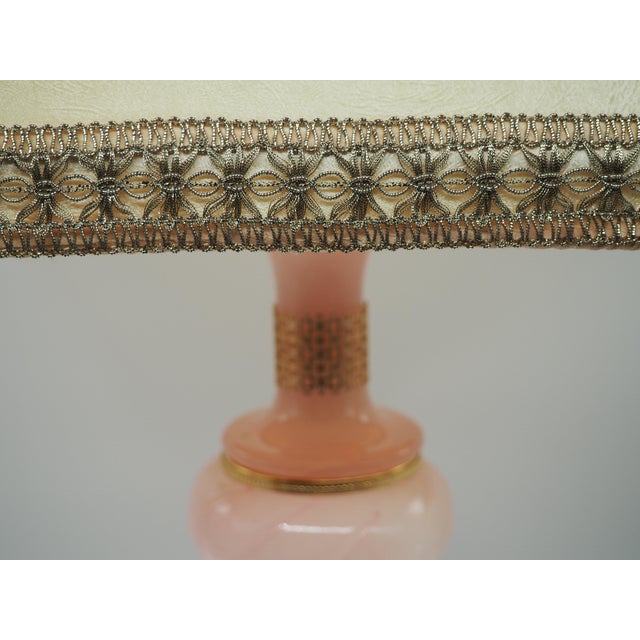 Vintage Italian Alabaster Table Lamp, Italy, 1970s For Sale - Image 9 of 18