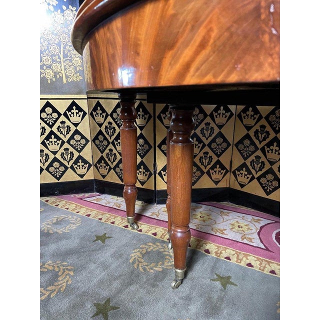 Gold Louis Philippe Dining Table with 8 Extensions For Sale - Image 8 of 13