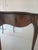 Vintage French Walnut Leather Top Long Desk For Sale - Image 17 of 17