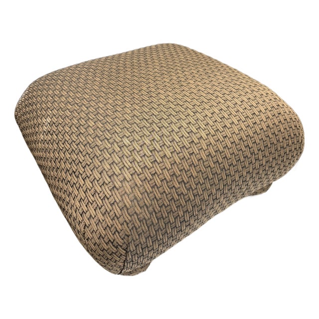 Vintage Donghia Custom Upholstered Club Chair & Matching Ottoman, Circa 1990’s For Sale