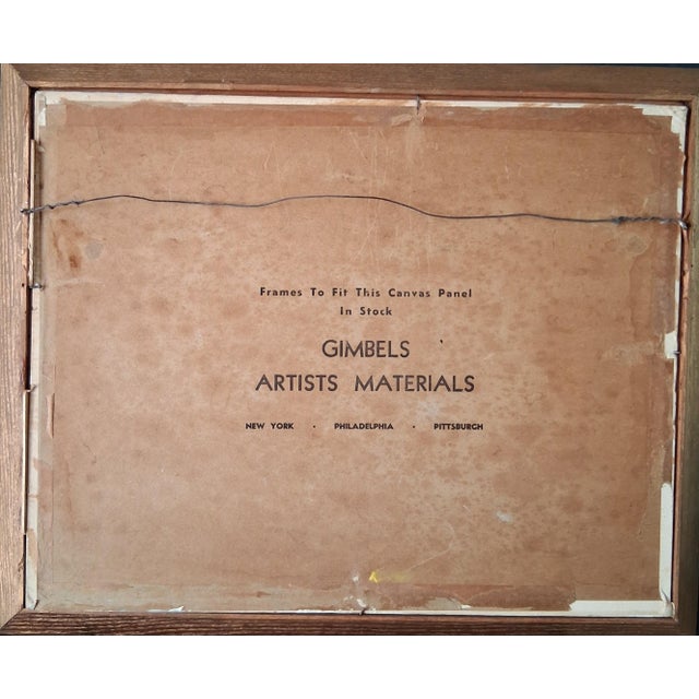 Early 20th Century Oil on Board of a Desert Cavalryman For Sale - Image 6 of 6