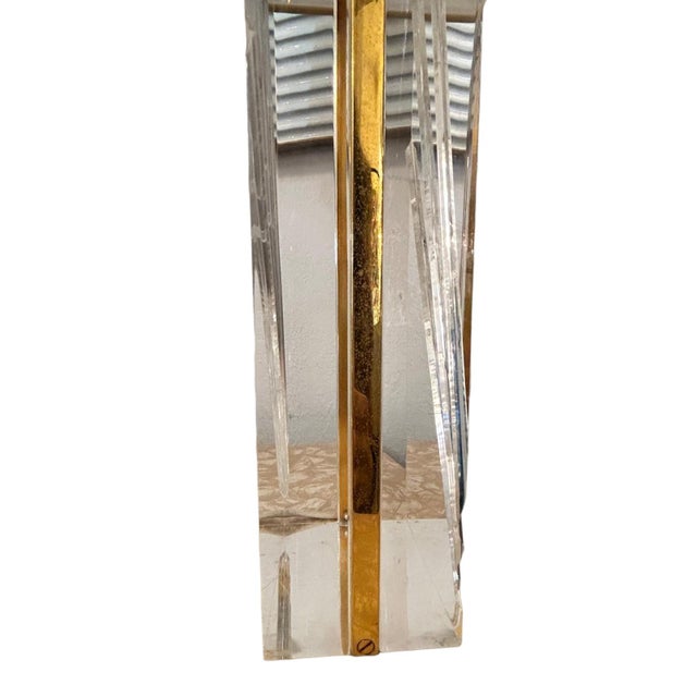 Hollywood Regency Cut Crystal Lamps, 1970s, Set of 2 For Sale - Image 4 of 7