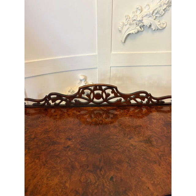 Antique Victorian Burr Walnut Whatnots, 1860, Set of 2 For Sale - Image 10 of 13