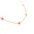 Ruby Station Chain Necklace in 14k Solid Yellow Gold For Sale In New York - Image 6 of 11