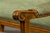 18th Century French Louis XVI Walnut Settee With Celadon Velvet For Sale - Image 10 of 18