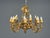 Baroque, Scroll Form Chandelier, Dore Bronze, France, 19th/ 20th Century A finely cast solid bronze chandelier in the...