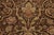 2010s Rug & Kilim’s European Tudor Style Kilim in Brown With Gold Floral Pattern For Sale - Image 5 of 9