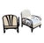 1950s Vintage Italian Armchairs in Beech, 1950, Set of 2 For Sale - Image 5 of 10