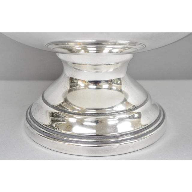 Mid 20th Century Mid 20th Century f.b. Rogers Victorian Silver Plated Bar Punch Bowl Ice Bucket Champagne Chiller For Sale - Image 5 of 11