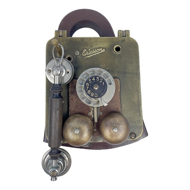 Bronze on-Board Telephone from Ericsson, 1940s For Sale