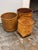 Brown Vintage Handwoven Wicker Baskets, Set of Three For Sale - Image 8 of 12