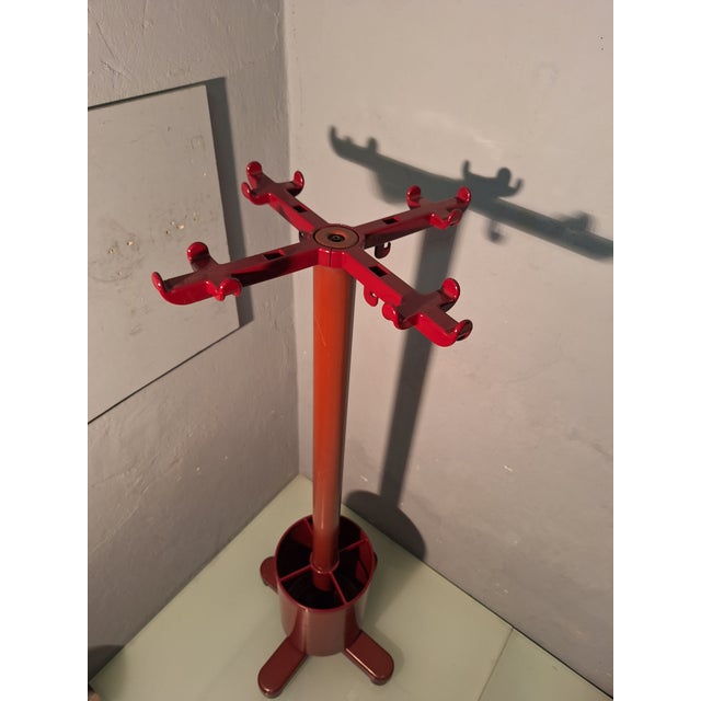 Red Model System 45 Coat Hanger by Ettore Sottsass for Olivetti Syntesis, 1960s For Sale - Image 12 of 16