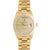 Rolex Oyster Perpetual Day-Date ref. 18038 in 18K yellow gold, circa 1978, featuring a champagne dial with diamond and...