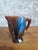 Art Deco Vallauris Coffee Service with Cobalt Blue Flamed Glaze, 1950s, Set of 15 For Sale - Image 17 of 18