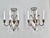 Traditional Pair of Bagues Style Crystal Beaded Candle Wall Sconces For Sale - Image 3 of 16