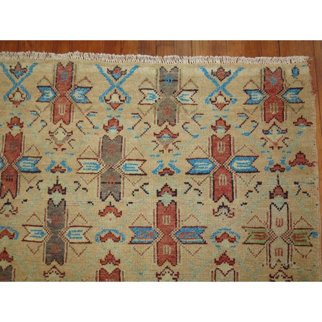 Quirky Vintage Turkish Rug For Sale - Image 4 of 6