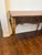 Exquisite Vintage French Provincial writing desk featuring floral marquetry inlay and brass mounts. I Style: French...