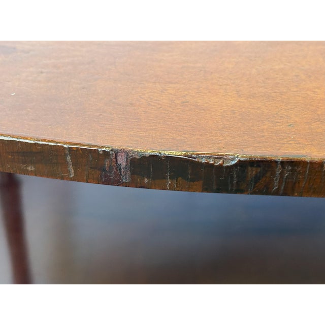 Vintage Regency Style Wood Three Tiered Library Side Tables on Casters- A Pair For Sale - Image 18 of 18