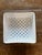 Late 20th Century Vintage Neuwirth Portugal White Ceramic Basketweave Centerpiece Basket For Sale - Image 5 of 6
