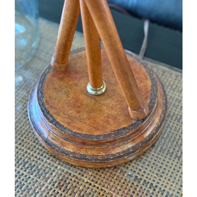 Late 20th Century Ralph Lauren Style Tennis Racquet Lamp by Maitland-Smith For Sale - Image 5 of 9